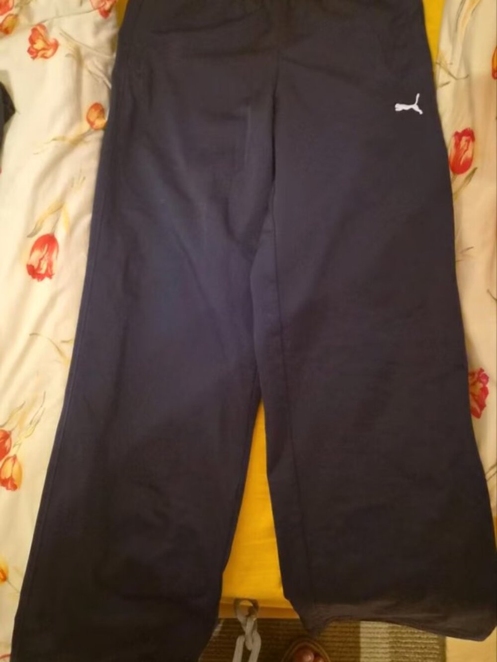 Puma Track Pants — Navy Blue, US Kids 10